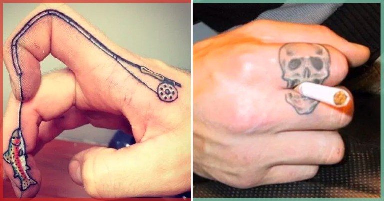 hilariously-creative-finger-tattoos